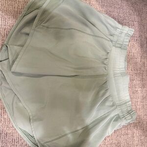 Light Sage Lululemon Athletic Shorts